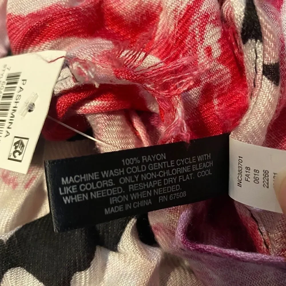 INC International Concepts Dusk Floral Soft Wrap